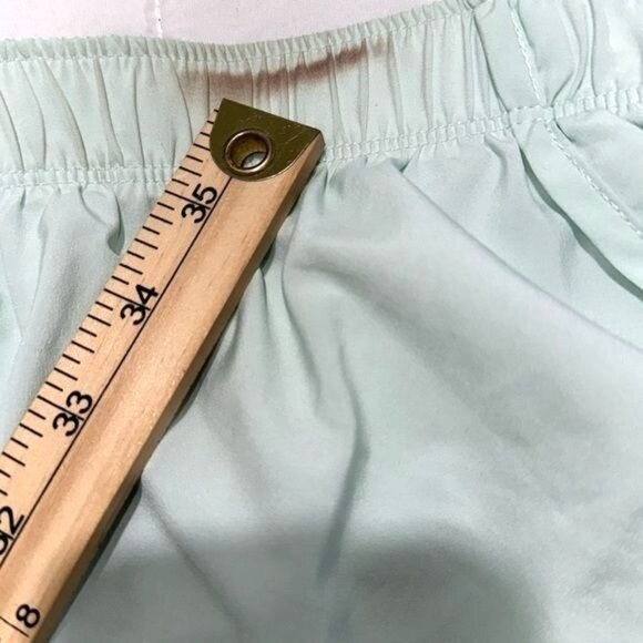 New Balance Womens Athletic Running Shorts Mint Green - Picture 7 of 8